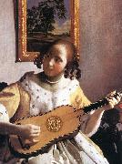 VERMEER VAN DELFT, Jan, The Guitar Player (detail) awr